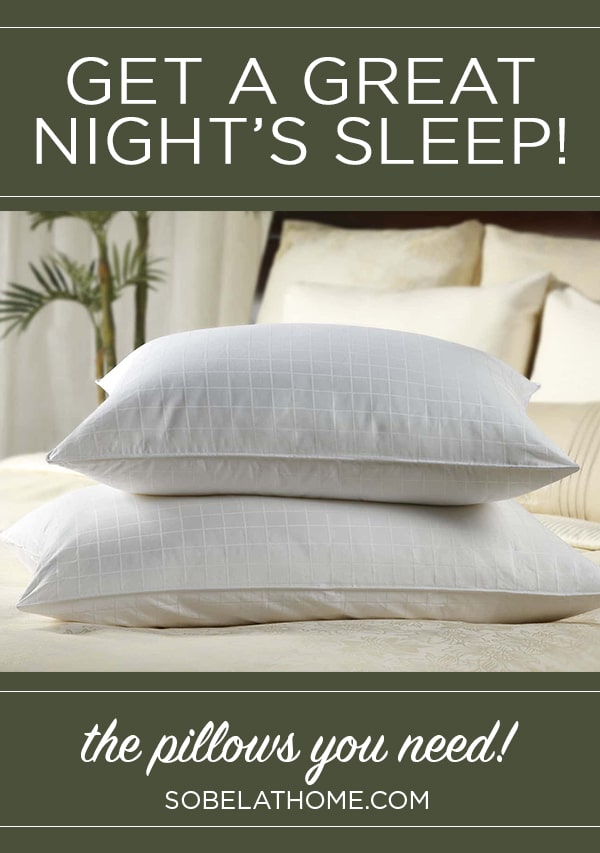 Rest Well with Sobel Pillows Learn More About Sobel Westex Pillows