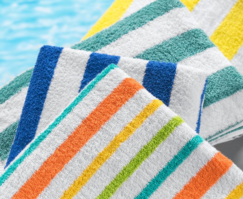 Striped Hotel Pool Towels, Sobel Westex Official Site