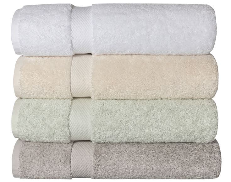 Luxury Hotel Duchess Geometric Bath Towels