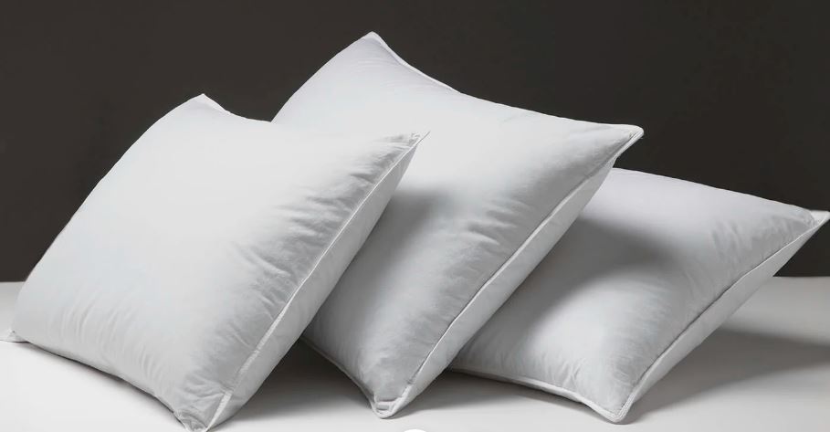 Pic of 3 hotel quality Bellazure Duo Down Feather Pillows