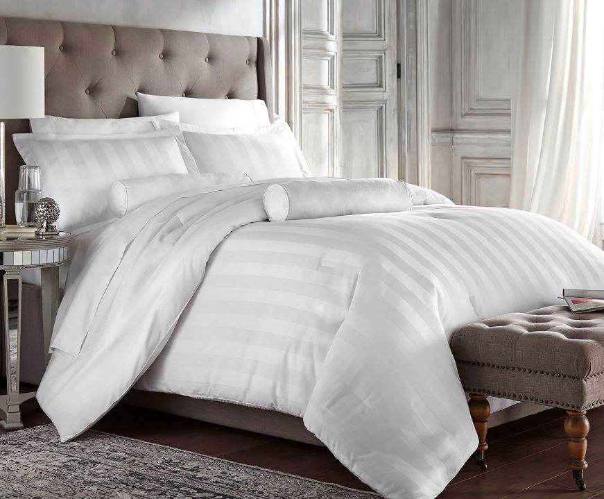 Diamond Striped Luxury Bedding Set 