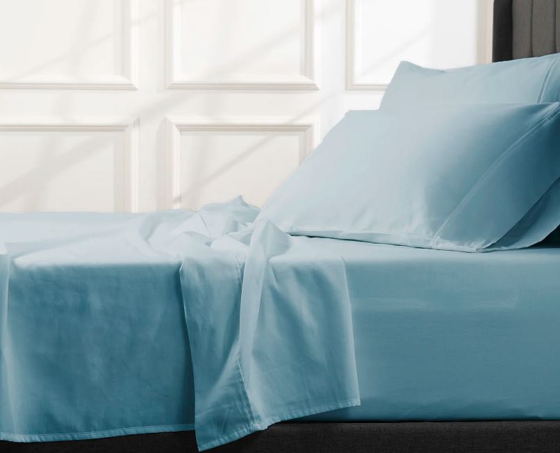 Cotton sheets blue from Sobel Westex