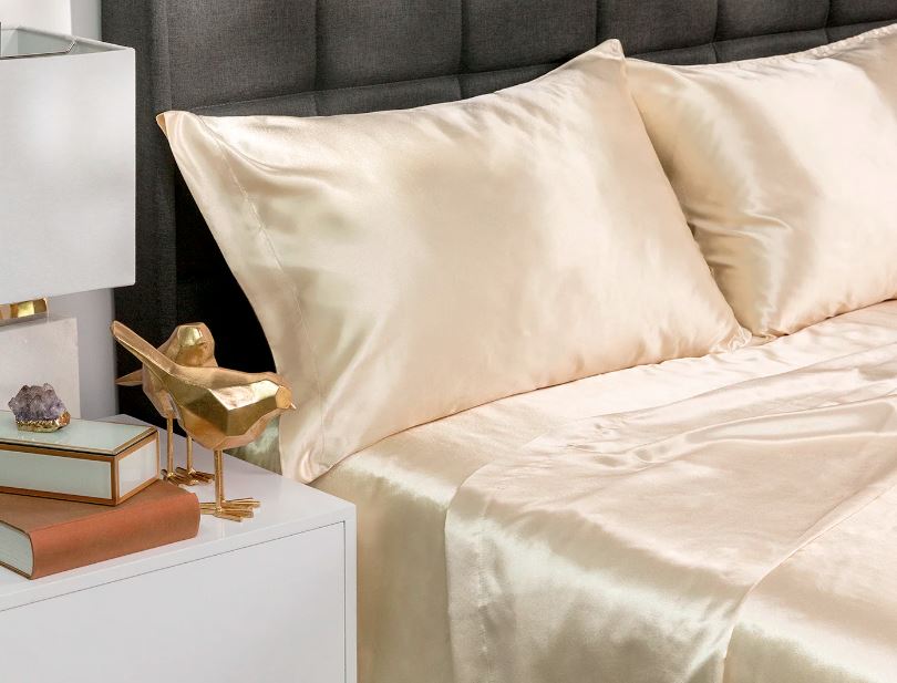 Ivory Satin Sheets from Sobel