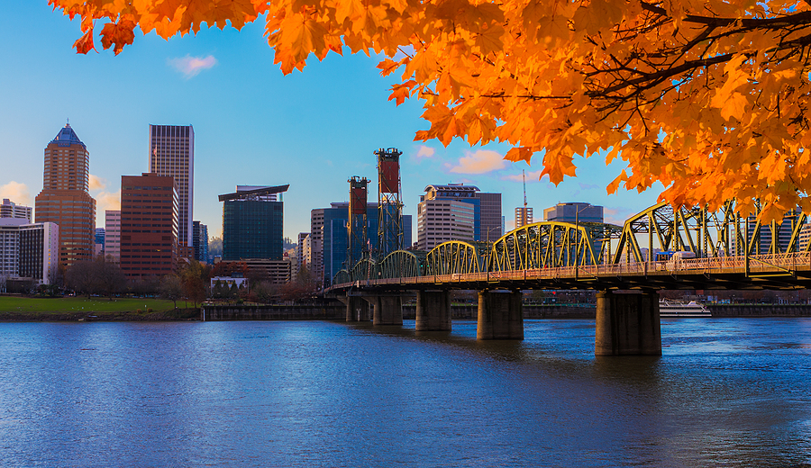 Fall travel destination - Portland Oregon