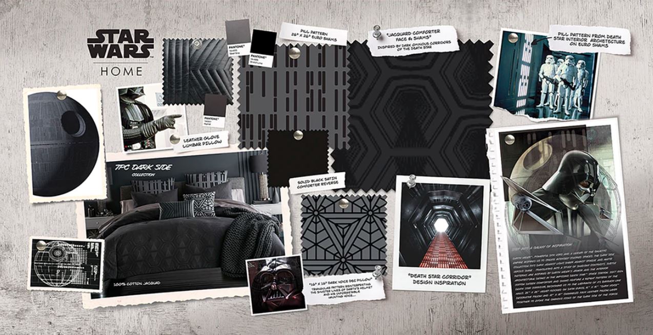 Immerse yourself in the dramatic beauty of our Dark Side bedding concept, where luxury meets the shadows. 