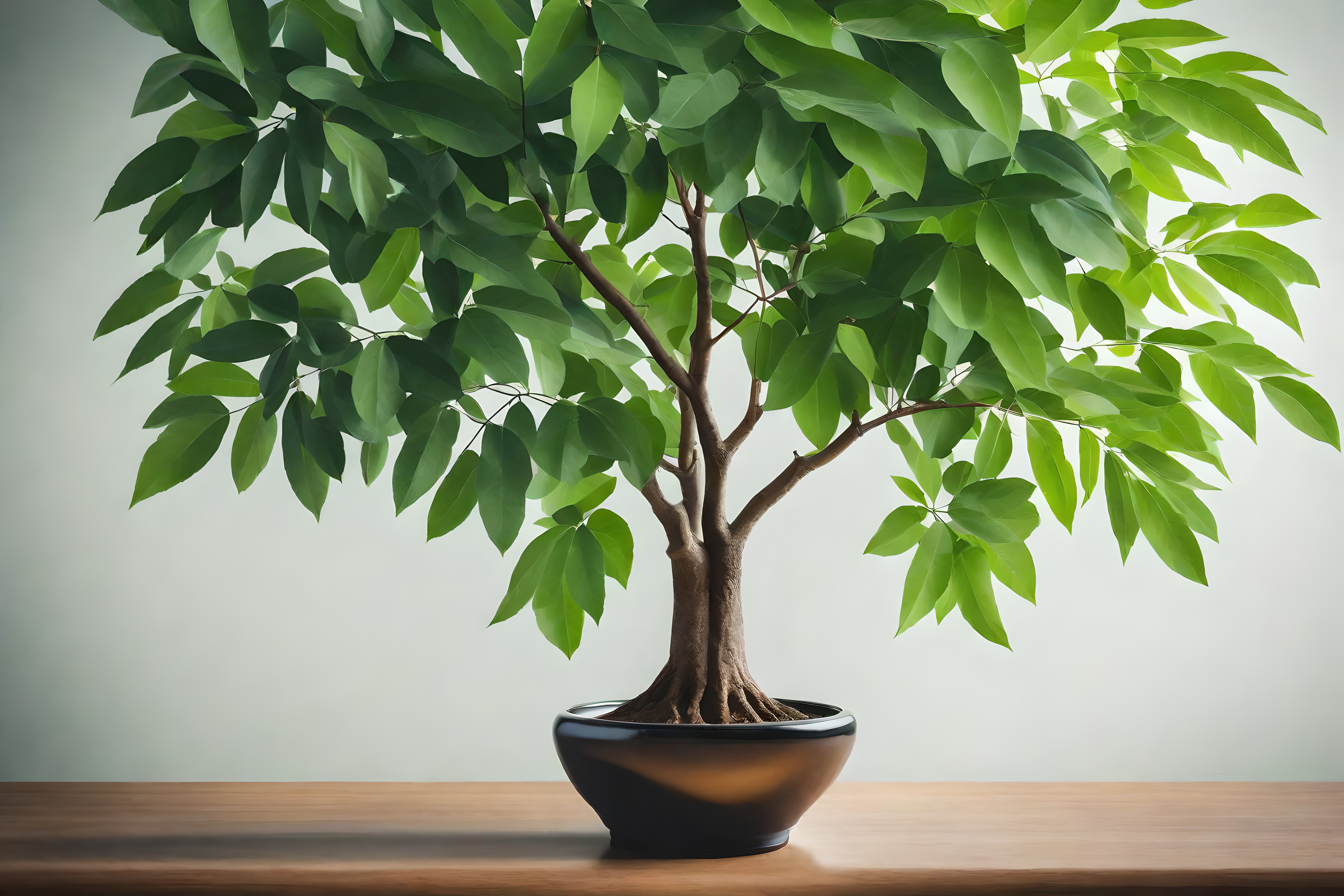 Money Tree Plant: Symbolizing prosperity, this easy-to-grow plant with braided stems adds charm to your bedroom decor.